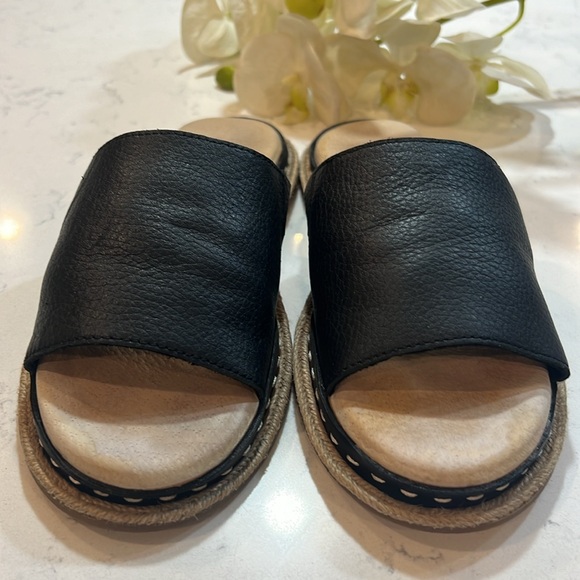 Splendid Leather Calipso Studded Slide Sandals Size 6 - Picture 4 of 14
